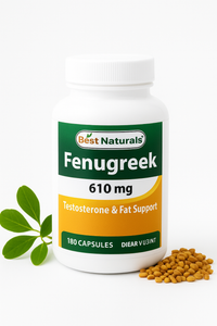 Best Naturals Fenugreek Seed 610 mg 180 Capsules