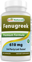 Best Naturals Fenugreek Seed 610 mg 180 Capsules