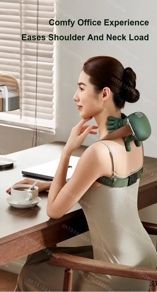 Relaxing massager for the neck and back