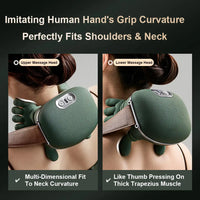 Relaxing massager for the neck and back