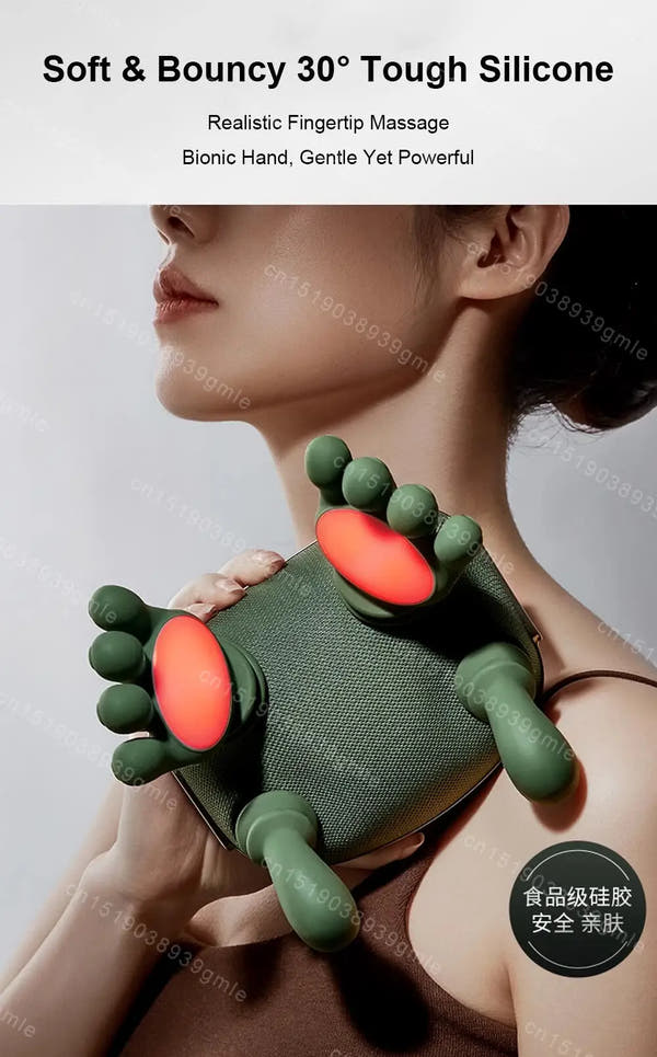 Relaxing massager for the neck and back