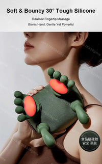 Relaxing massager for the neck and back