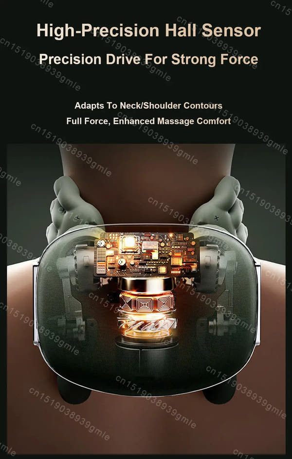 Relaxing massager for the neck and back