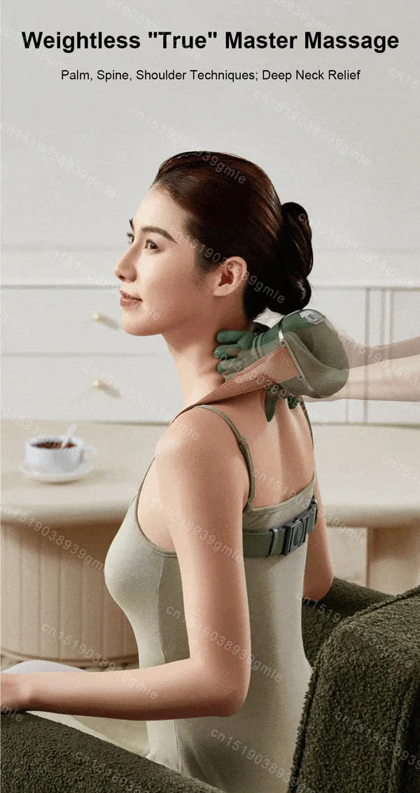 Relaxing massager for the neck and back