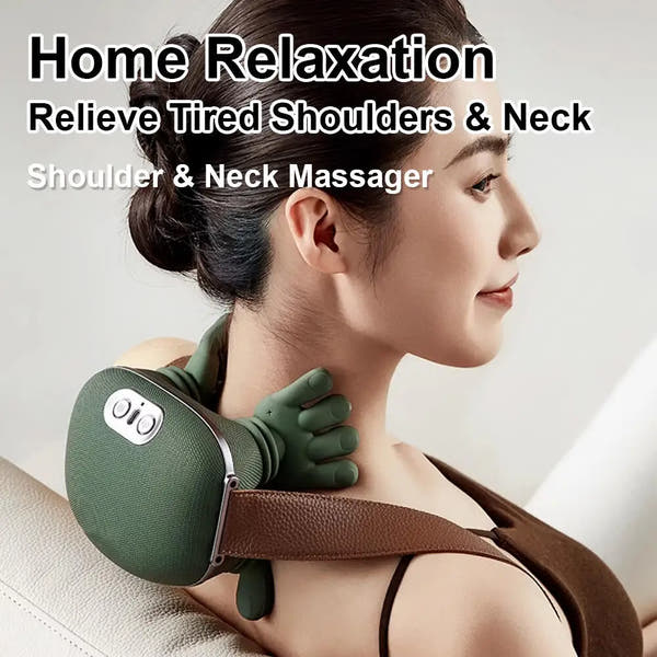 Relaxing massager for the neck and back