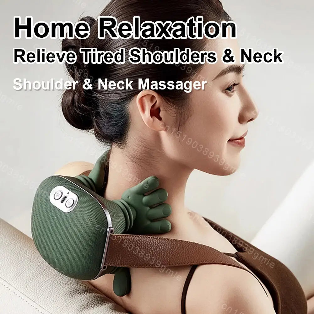 Relaxing massager for the neck and back