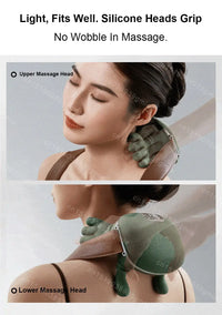 Relaxing massager for the neck and back